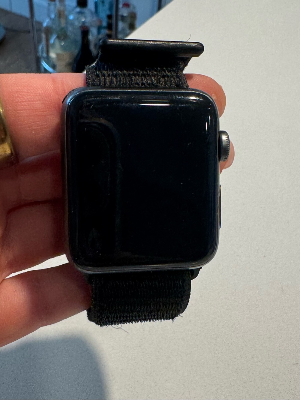 Apple Watch Series 2 42mm Gray Aluminum  with Nylon Loop Band and Charger